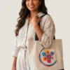 Bolsa ecológica azul Ñanduti 2